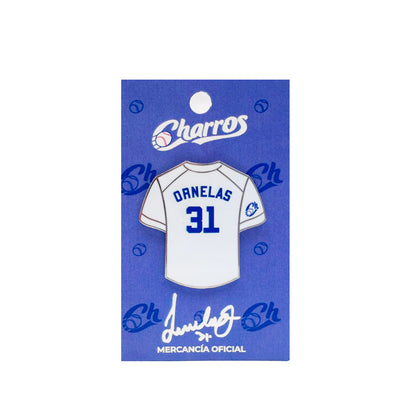 PIN JERSEY JUGADORES BLANCO