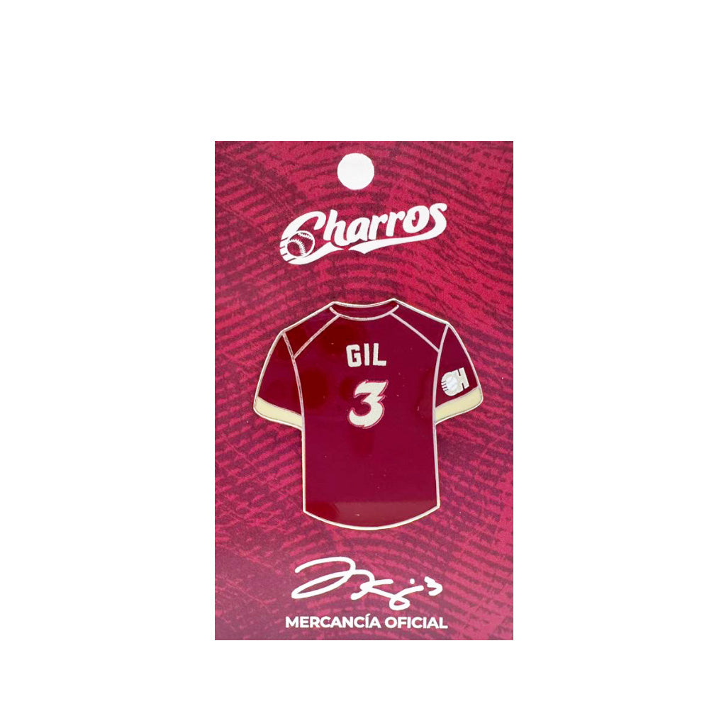 PIN JERSEY JUGADORES ROJO