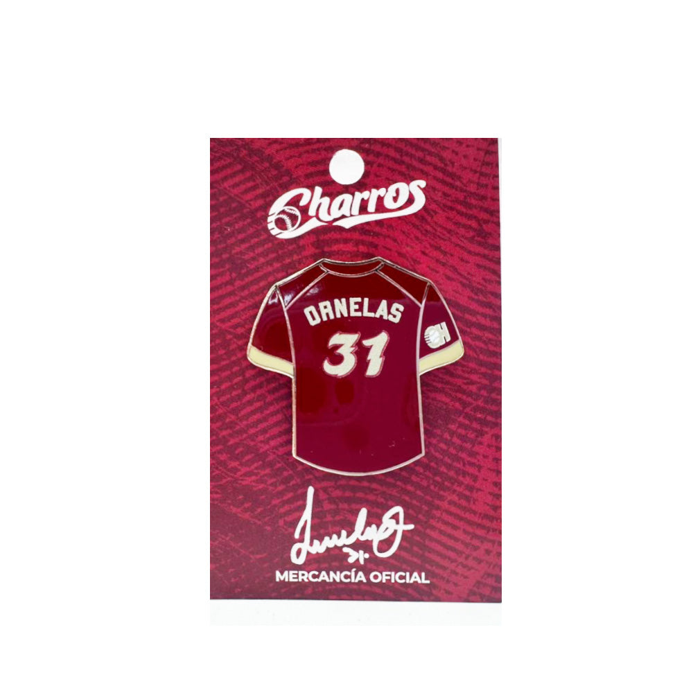 PIN JERSEY JUGADORES ROJO