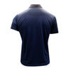 CAMISETA TIPO POLO AZUL GRIS CH