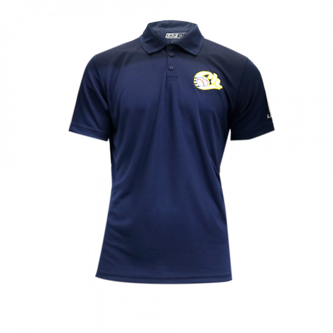 CAMISETA TIPO POLO AZUL CH