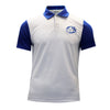 CAMISETA TIPO POLO AZUL BLANCO CH