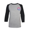 UNISEX SOFTBALL 3/4 SHIRT CH LOGO